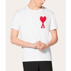 AMI 아미 패치 커플 반팔티