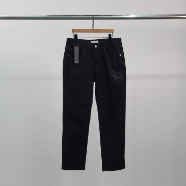 STONE ISLAND 스톤아일랜드 서클로고 흑 청바지