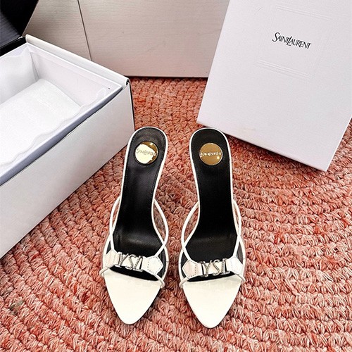 SAINT LAURENT 생로랑 여성용 슬리퍼 (굽높이8CM) Y65979 2COLOR