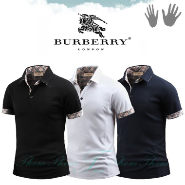 BURBERRY 버버리 클래식체크 반팔 카라티
