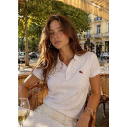 BURBERRY 버버리 자수 PK 커플 카라 반팔티