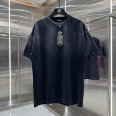 CHROME HEARTS 크롬하츠 64285 라인스톤 홀스슈 워싱 반팔 2COLOR