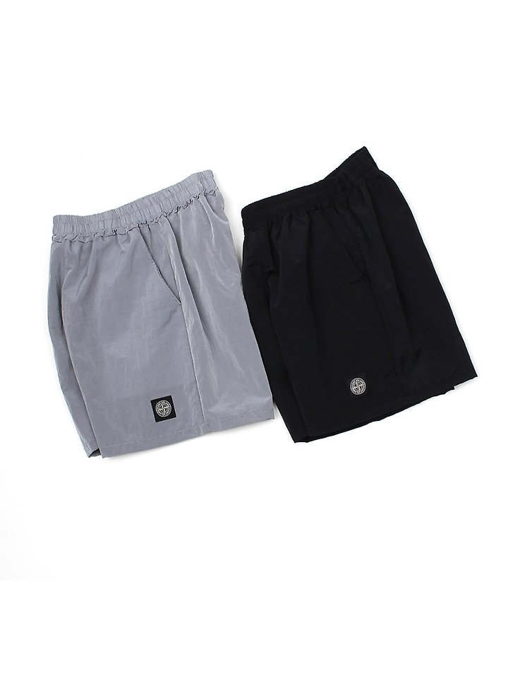 STONE ISLAND 스톤아일랜드 사각패치 메탈 반바지