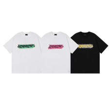 BALENCIAGA 발렌시아가 3333 크랙 로고 구제 워싱 반팔