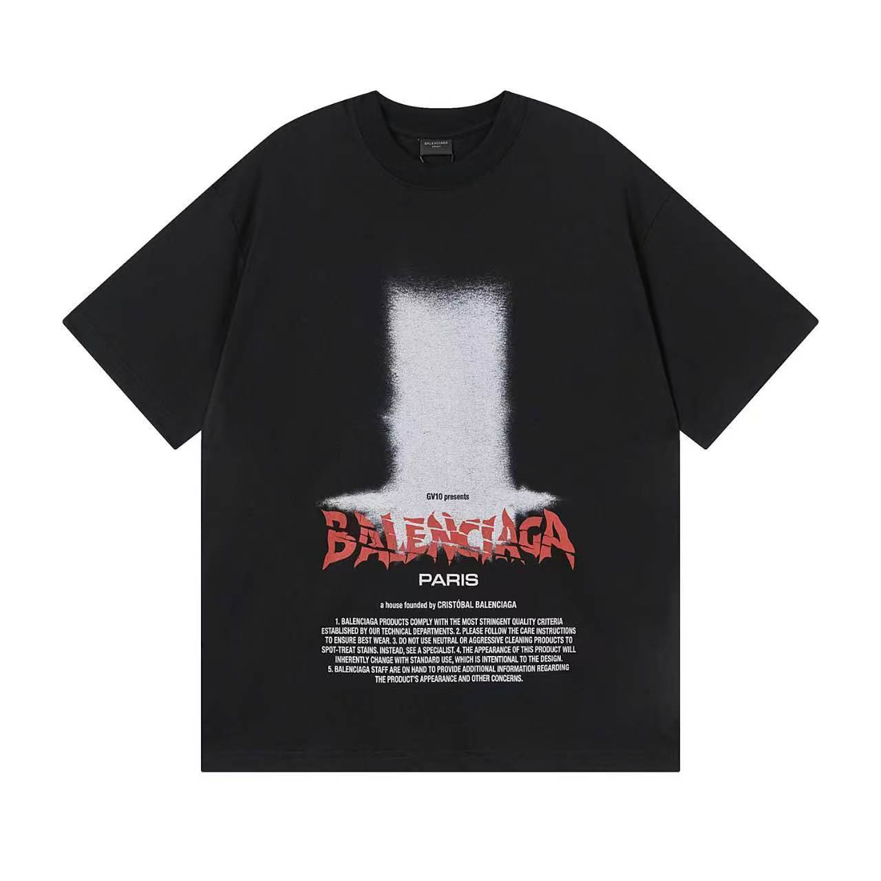 BALENCIAGA 발렌시아가 3342 더 도어 로고 반팔