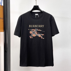 BURBERRY 버버리 650857 EKD 자수 로고 코튼 반팔 2COLOR