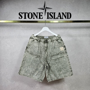 STONE ISLAND 스톤아일랜드 피그먼트 타이다이 워싱데님 하프팬츠 3COLOR
