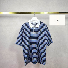 AMI 아미 스트라이프 쿨론 카라 2COLOR