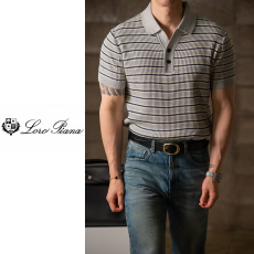 LOROPIANA 로로피아나 바넬라 니트반팔 2COLOR