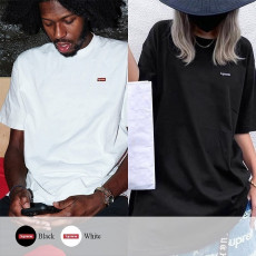 SUPREME 슈프림 로고 패치 티셔츠