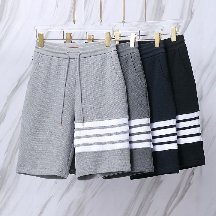 THOM BROWNE 톰브라운 116 사선 와플 스웨트 쇼츠