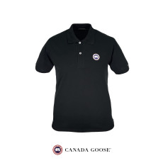 CANADA GOOSE 캐나다구스 버클리 로고 스트레치 코튼 pk 하프 폴로 티셔츠 2COLOR