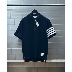 THOM BROWNE 톰브라운 코튼  폴로 티셔츠