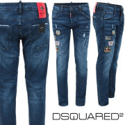 DSQUARED2 디스퀘어드2 헤리티지 와펜 슬림 일자진