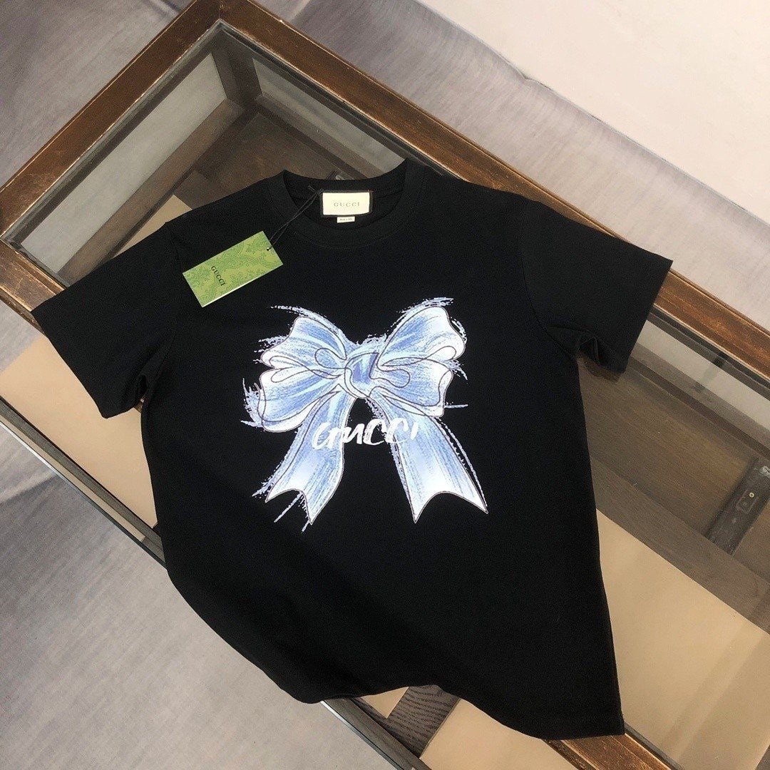 GUCCI 구찌 ribbon 반팔티