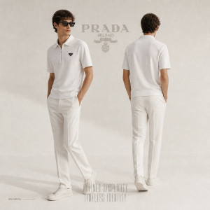 PRADA 프라다 반지퍼 카라T 4COLOR