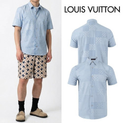 LOUIS VUITTON 루이비통 다미 모노그램 반팔 셔츠