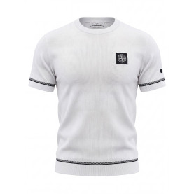 STONE ISLAND 스톤아일랜드 프리미엄 라인 포인트 니트 반팔 2COLOR