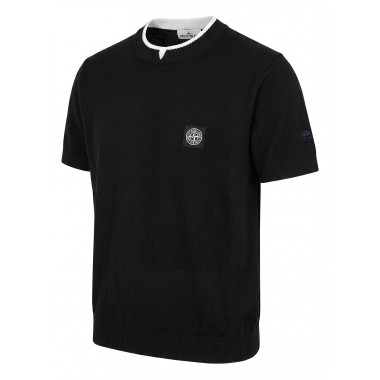 STONE ISLAND 스톤아일랜드 하이엔드 와펜 반팔 니트 4COLOR