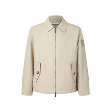 BURBERRY 버버리 607096 EKD 자수 코튼 블렌드 헤링턴 자켓