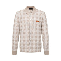 LOUIS VUITTON 루이비통 60005 트위드 자카드 체크 가디건