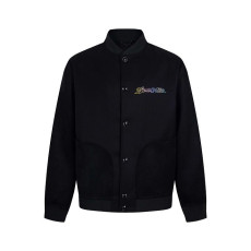 LOUIS VUITTON 루이비통 60193 크리스탈 자수 바시티 블루종 자켓