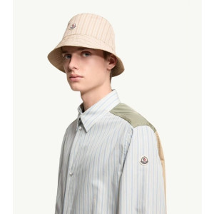 MONCLER 몽클레어 스트라이프 코튼 포플린 셔츠