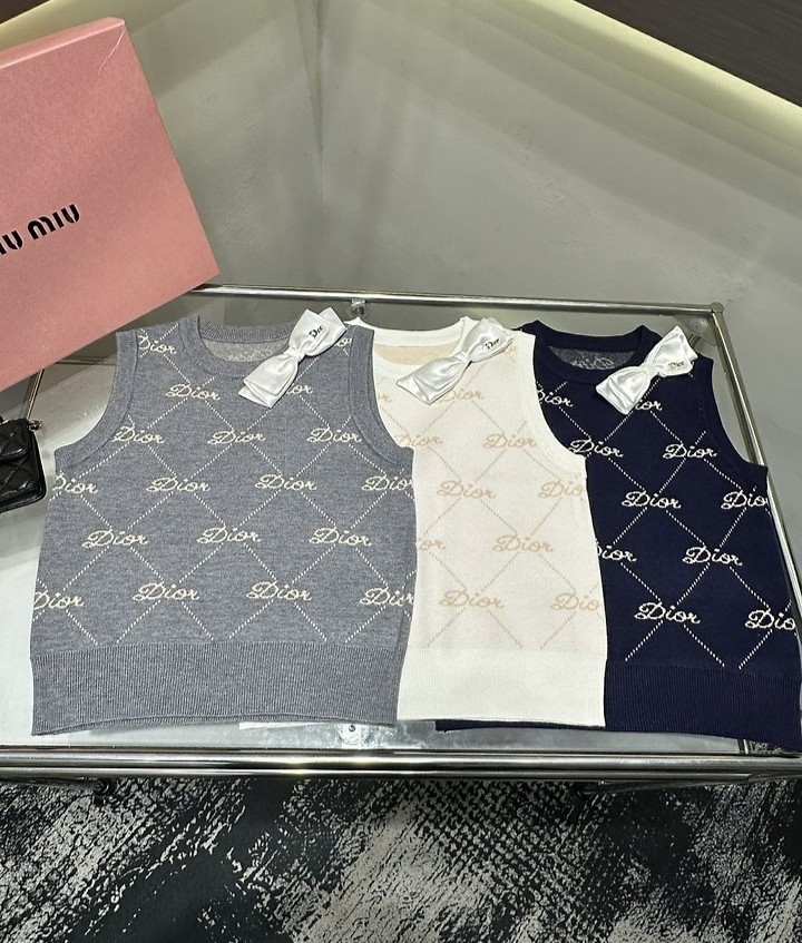 DIOR 디올 레터 니트 베스트