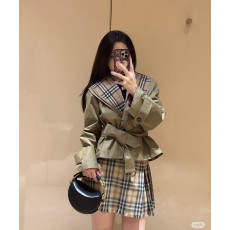 BURBERRY 버버리 레이어드 투피스 트렌치 자켓
