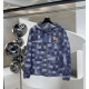 LOUIS VUITTON 루이비통 60285 다미에 모노그램 패치워크 데님 후드 자켓
