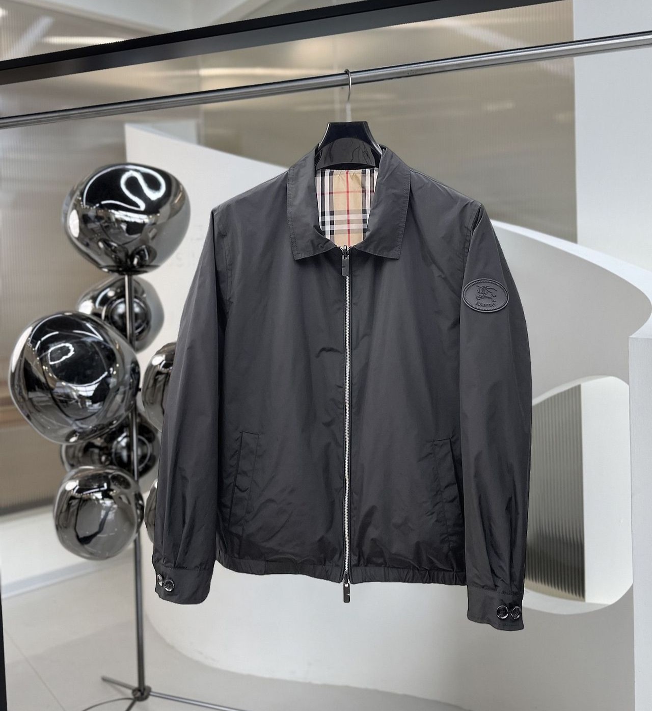 BURBERRY 버버리 60293 클래식 체크 리버시블 나일론 자켓