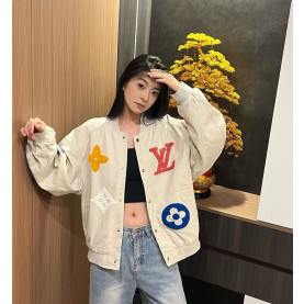 LOUIS VUITTON 루이비통 1083 멀티 컬러 모노그램 패치 바시티 보머 자켓 3COLOR