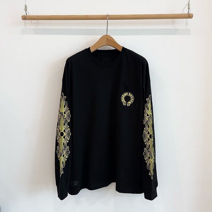 CHROME HEARTS 크롬하츠 홀스슈 플로럴 롱 슬리브