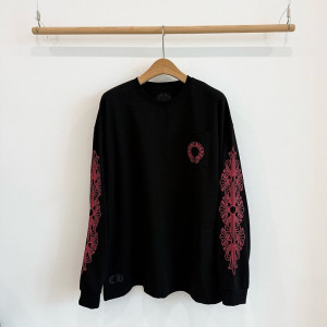 CHROME HEARTS 크롬하츠 홀스슈 플로럴 롱 슬리브