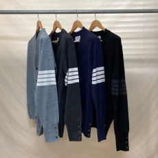 THOM BROWNE 톰브라운 사선완장 가디건