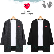 COMME DES GARCONS 꼼데가르송 베이직 오픈 숄 가디건