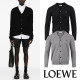 LOEWE 로에베 아나그램 자수 울 가디건