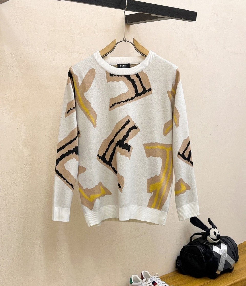 FENDI 펜디 FF 자카드 울니트