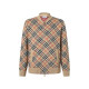 BURBERRY 버버리 60306 체크 자카드 니트 보머 자켓