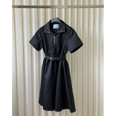PRADA 프라다 60312 여성 리나일론 숏 슬리브 드레스