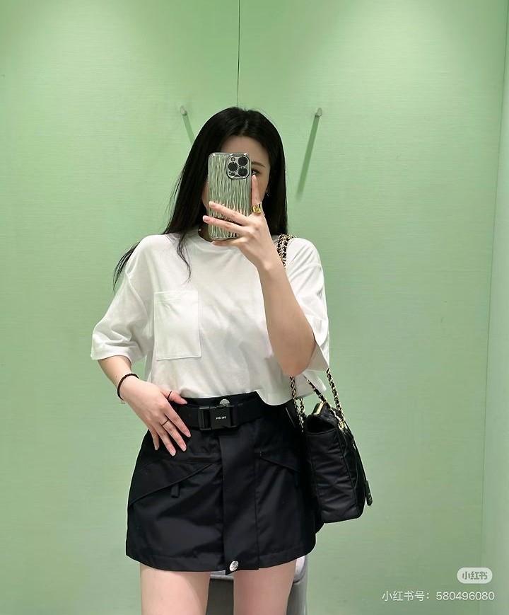 PRADA 프라다 60313 여성 리나일론 스커트