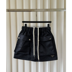 PRADA 프라다 60317 여성 리나일론 카고 스트링 스커트