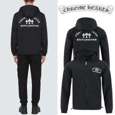 CHROME HEARTS 크롬하츠 세메터리 자수 바람막이 자켓