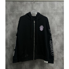 CHROME HEARTS 크롬하츠 데들리 돌 홀스슈 바인 대거 집업 후드 자켓