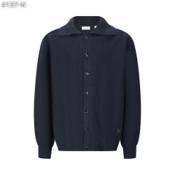 BURBERRY 버버리 캐시미어 카라 니트 가디건 2COLOR