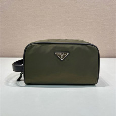 PRADA 프라다 리나일론 앤 레더 파우치백 2NA002 3COLOR