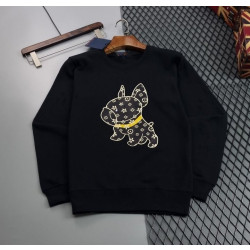 LOUIS VUITTON 루이비통 로고패턴 강아지 프린팅 맨투맨 2COLOR