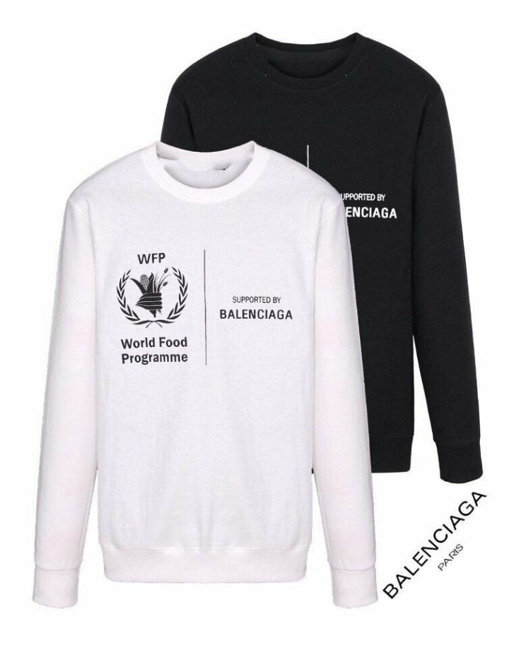 BALENCIAGA 발렌시아가 월드푸드 프로그램 맨투맨