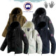 CANADA GOOSE 캐나다구스 양털 보아 후드 집업