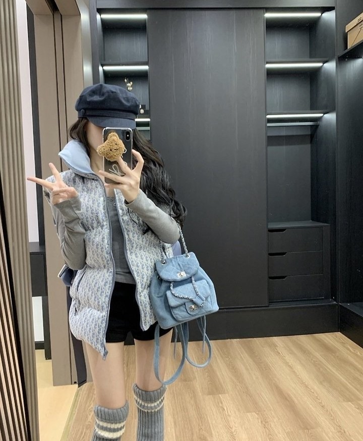 DIOR 디올 오블리크 패딩조끼(벨트포함)